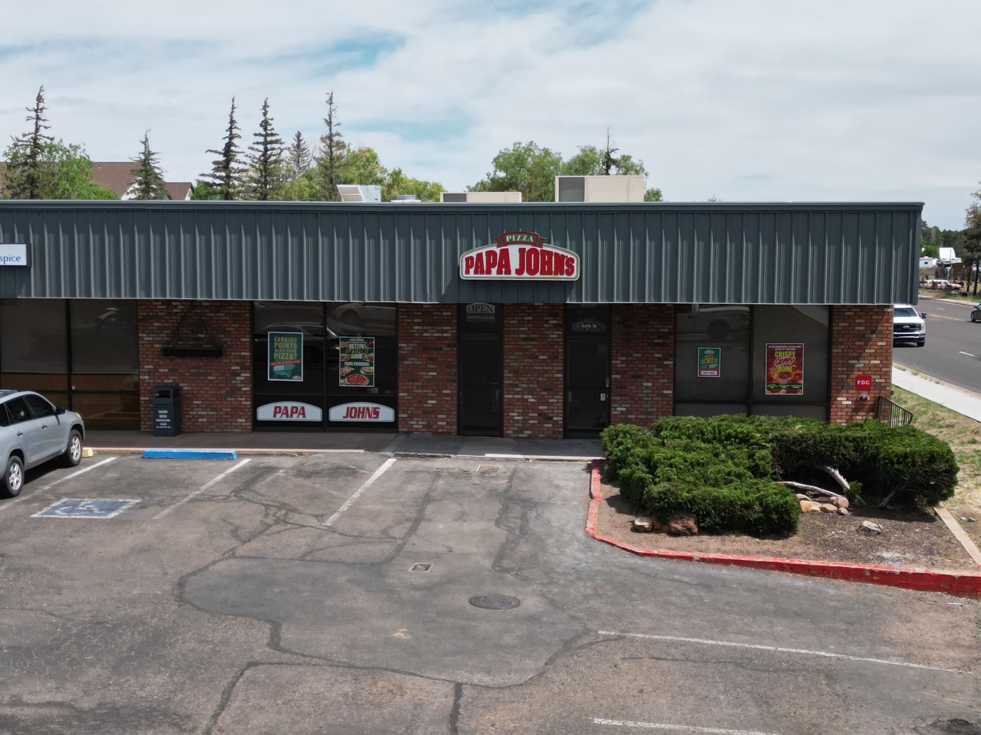 Papa John's — storefront front elevation