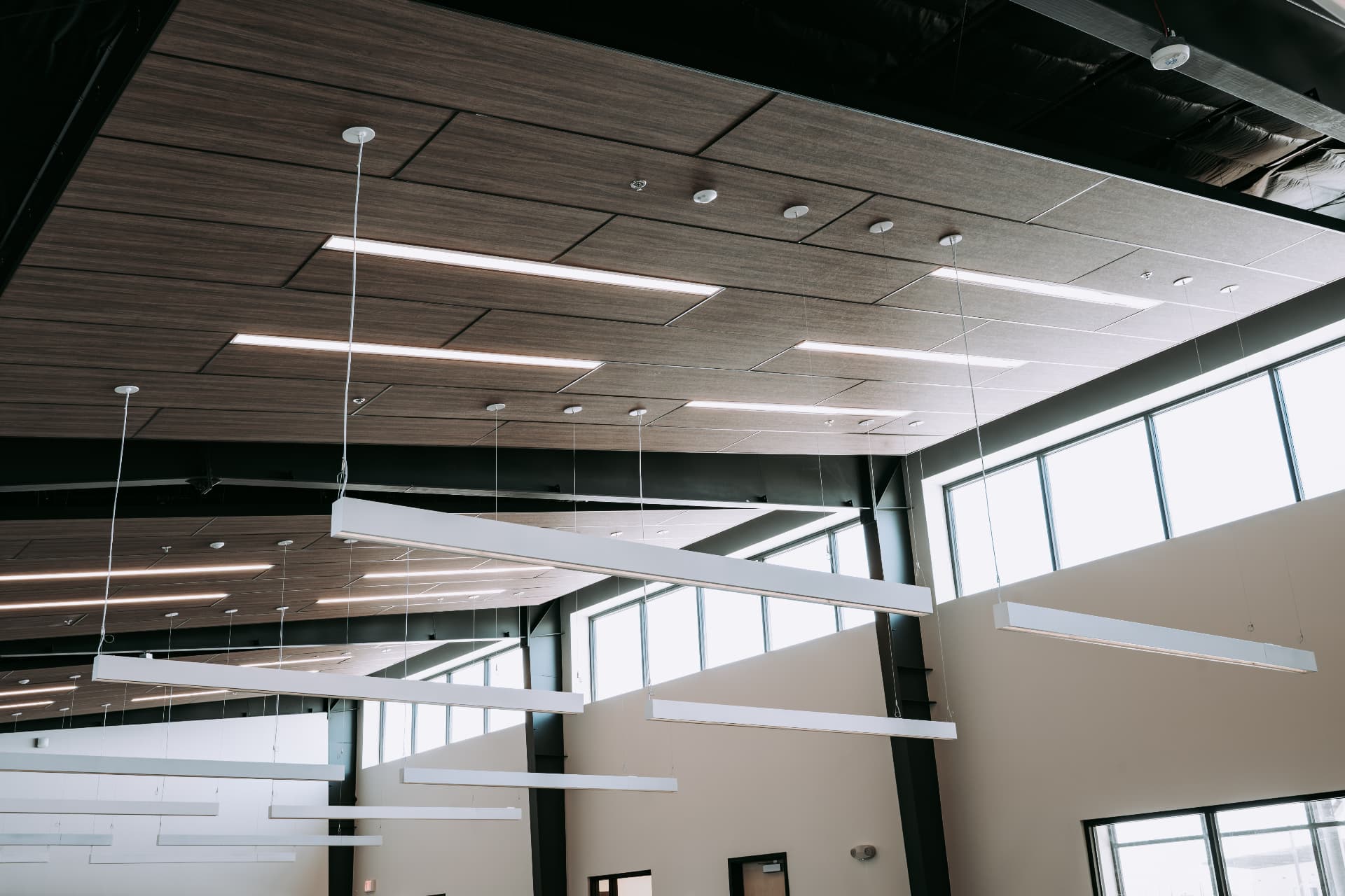 City of Show Low Admin Building — ceiling and lighting detail