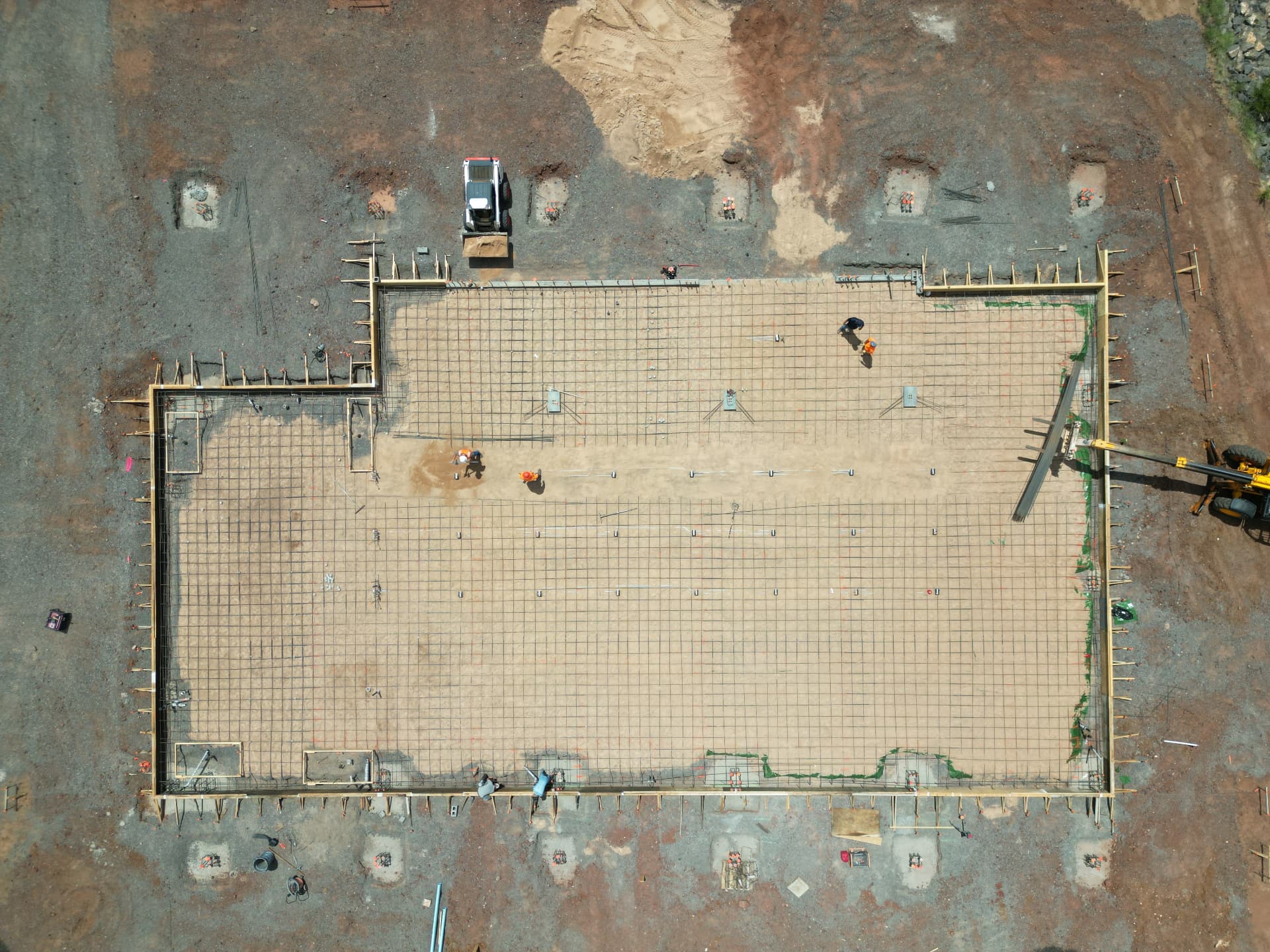 Foundation & rebar layout — Show Low