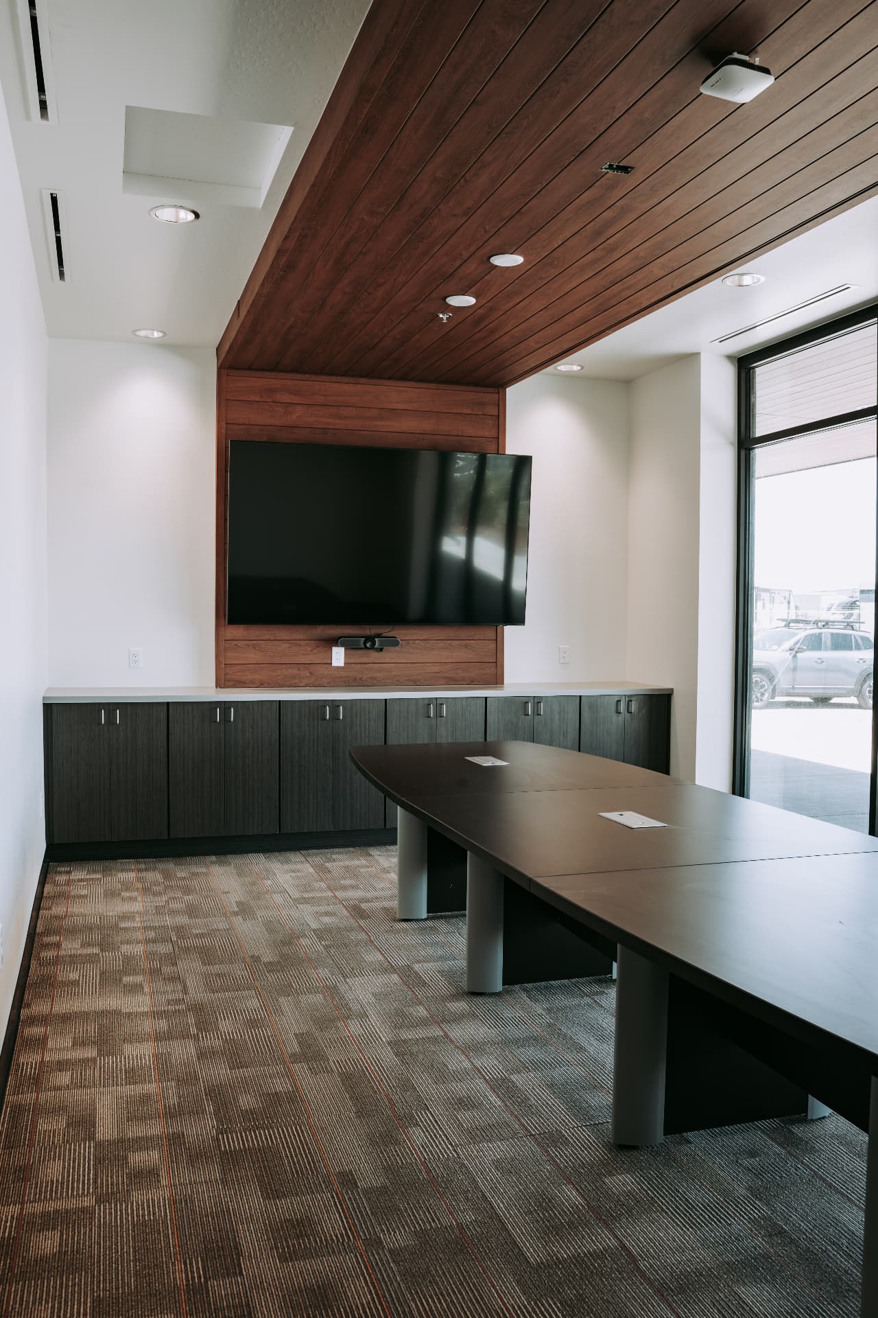 City of Show Low Admin Building — conference room, wood ceiling detail