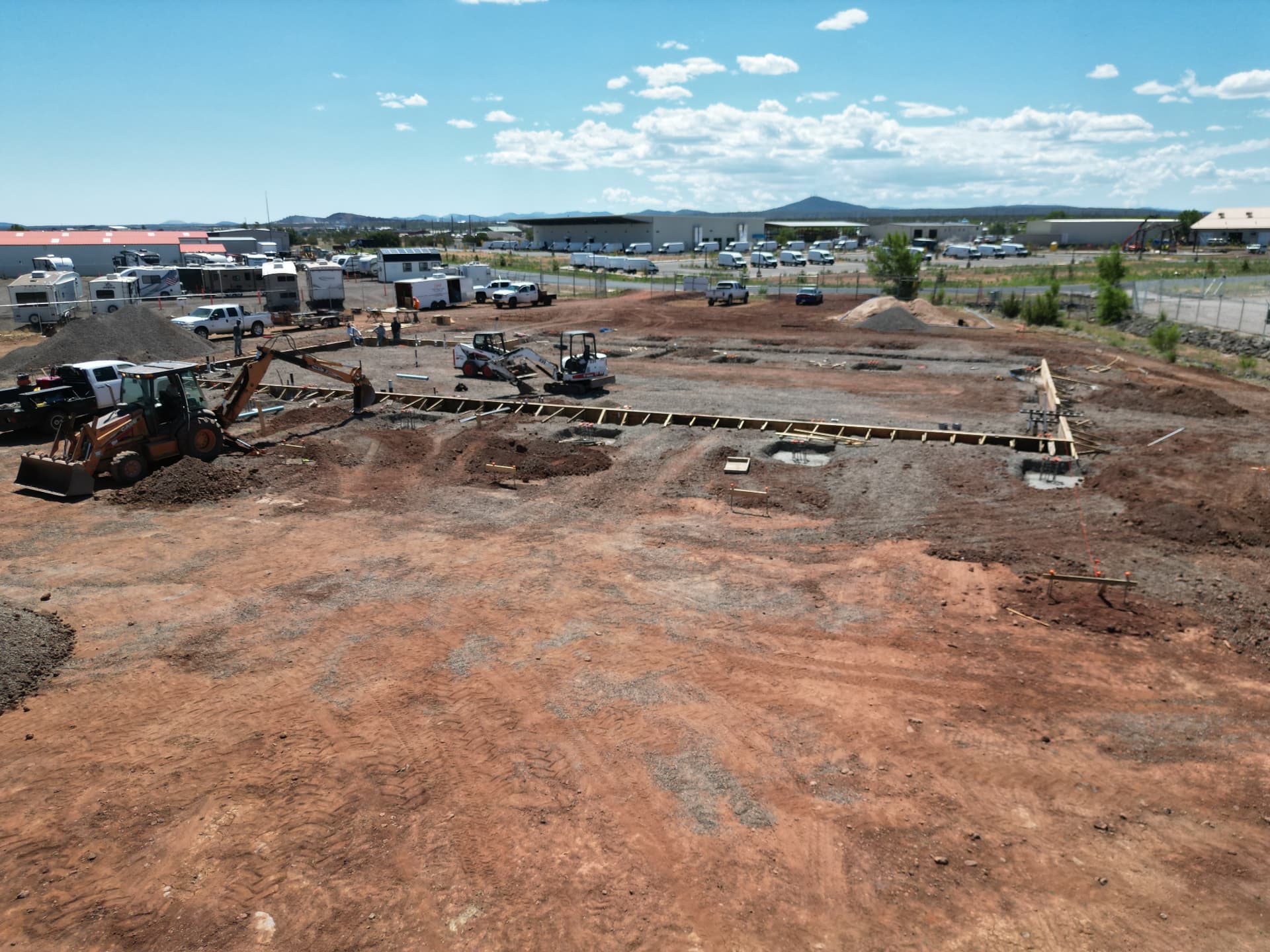 City of Show Low Admin Building — site prep and foundation layout