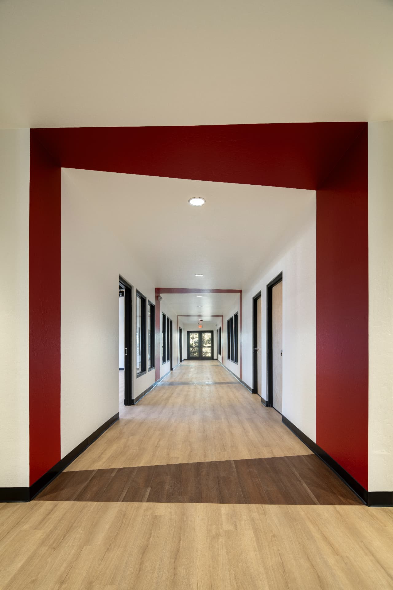 City of Show Low Training Building — AFTER: completed corridor